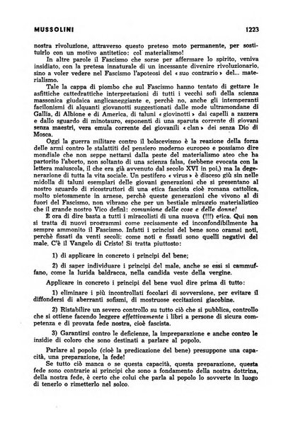 Tempo di Mussolini sintesi mensile di storia, studi politici, azione fascista: organo ufficiale del Centro milanese per lo studio del problema e braico