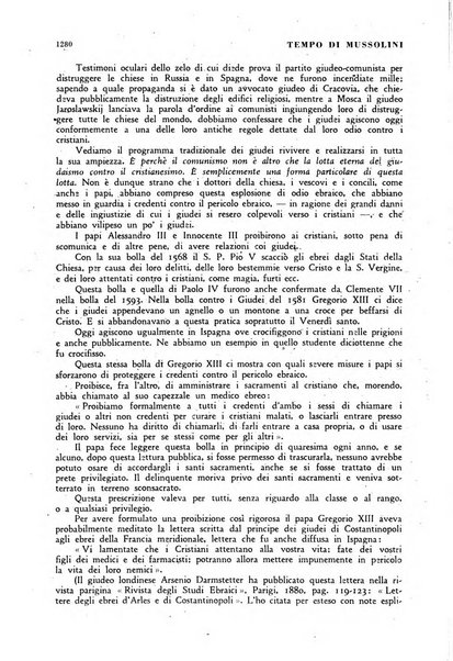 Tempo di Mussolini sintesi mensile di storia, studi politici, azione fascista: organo ufficiale del Centro milanese per lo studio del problema e braico