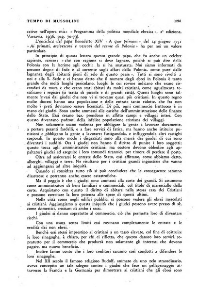 Tempo di Mussolini sintesi mensile di storia, studi politici, azione fascista: organo ufficiale del Centro milanese per lo studio del problema e braico