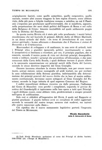 Tempo di Mussolini sintesi mensile di storia, studi politici, azione fascista: organo ufficiale del Centro milanese per lo studio del problema e braico