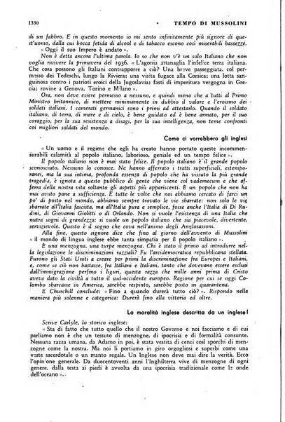 Tempo di Mussolini sintesi mensile di storia, studi politici, azione fascista: organo ufficiale del Centro milanese per lo studio del problema e braico