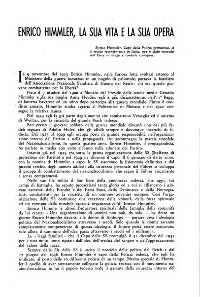 Tempo di Mussolini sintesi mensile di storia, studi politici, azione fascista: organo ufficiale del Centro milanese per lo studio del problema e braico