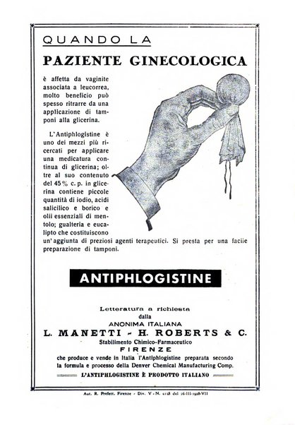 La clinica ostetrica e ginecologica rivista mensile per i medici pratici