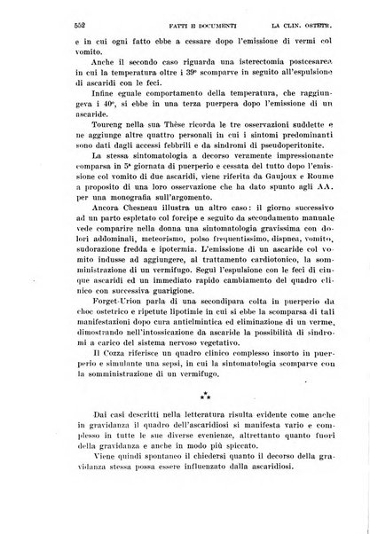 La clinica ostetrica e ginecologica rivista mensile per i medici pratici