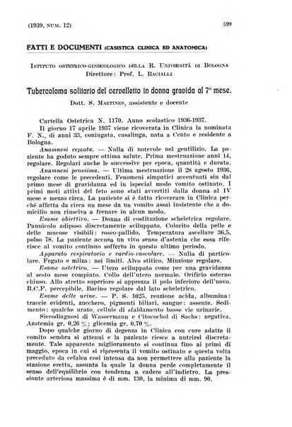 La clinica ostetrica e ginecologica rivista mensile per i medici pratici