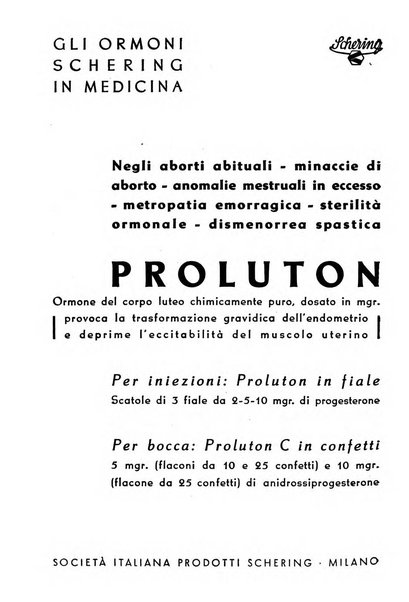 La clinica ostetrica e ginecologica rivista mensile per i medici pratici