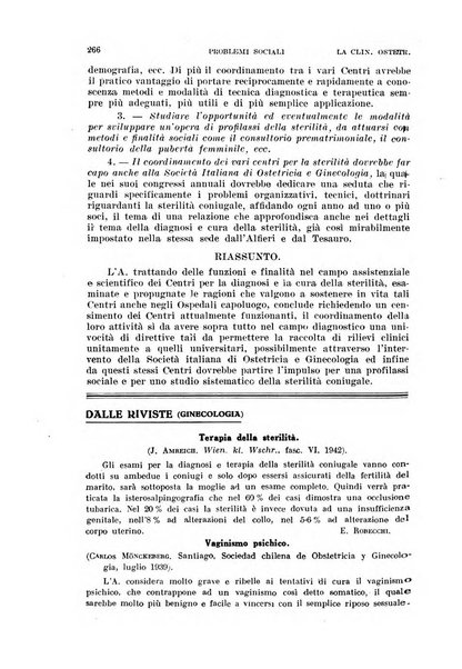 La clinica ostetrica e ginecologica rivista mensile per i medici pratici