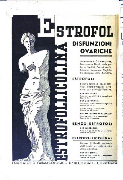 La clinica ostetrica e ginecologica rivista mensile per i medici pratici