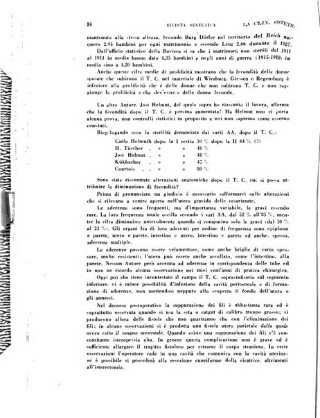 La clinica ostetrica e ginecologica rivista mensile per i medici pratici