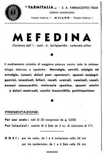 La clinica ostetrica e ginecologica rivista mensile per i medici pratici