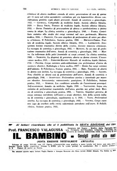 La clinica ostetrica e ginecologica rivista mensile per i medici pratici