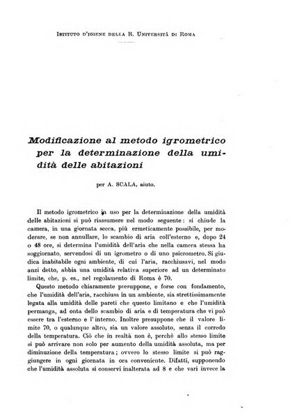 Annali d'igiene sperimentale