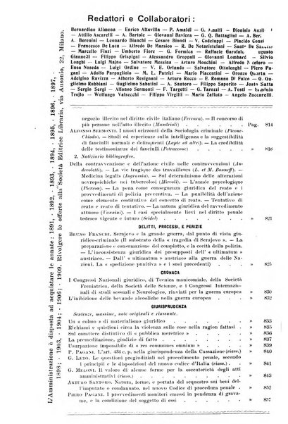 La scuola positiva nella dottrina e nella giurisprudenza penale