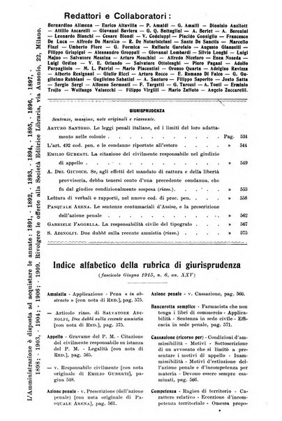 La scuola positiva nella dottrina e nella giurisprudenza penale