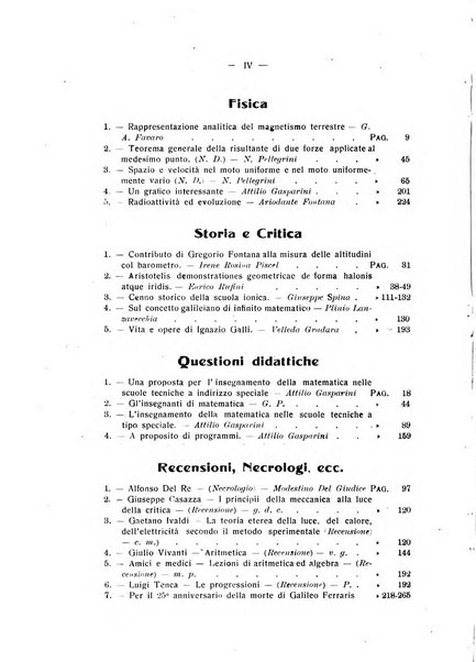 Rassegna di matematica e fisica