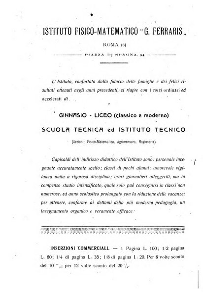 Rassegna di matematica e fisica