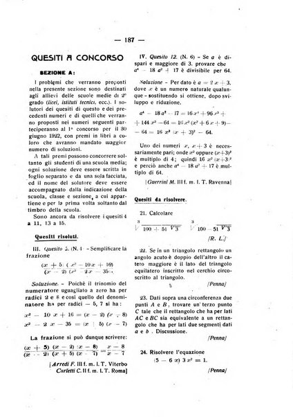 Rassegna di matematica e fisica