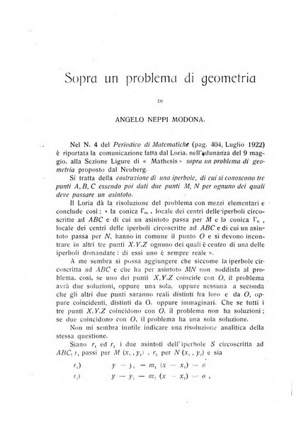 Rassegna di matematica e fisica