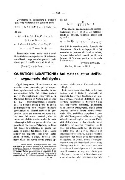 Rassegna di matematica e fisica