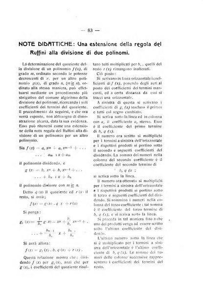 Rassegna di matematica e fisica