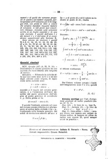 Rassegna di matematica e fisica