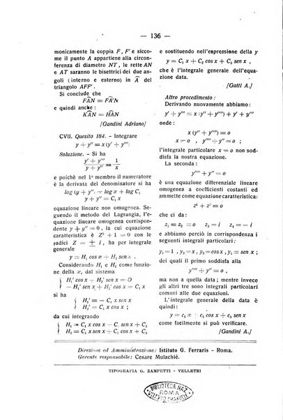 Rassegna di matematica e fisica