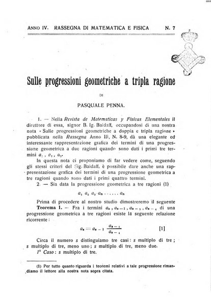 Rassegna di matematica e fisica