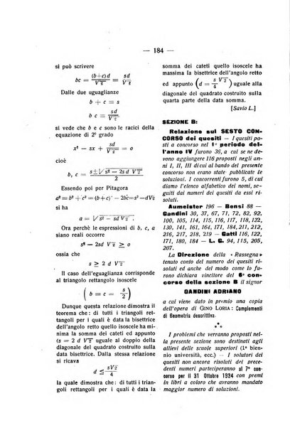 Rassegna di matematica e fisica