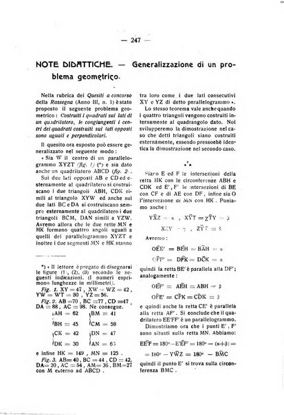 Rassegna di matematica e fisica