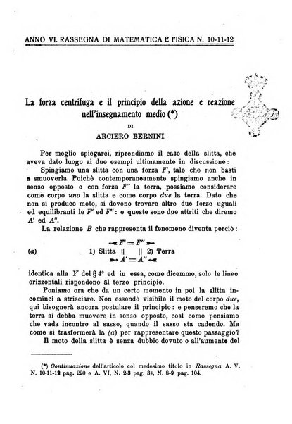 Rassegna di matematica e fisica