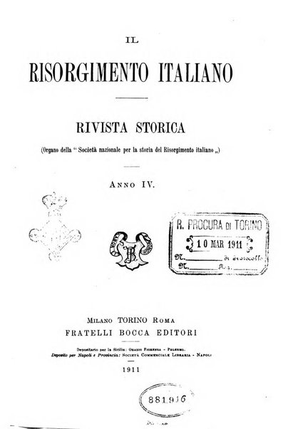 Il Risorgimento italiano rivista storica