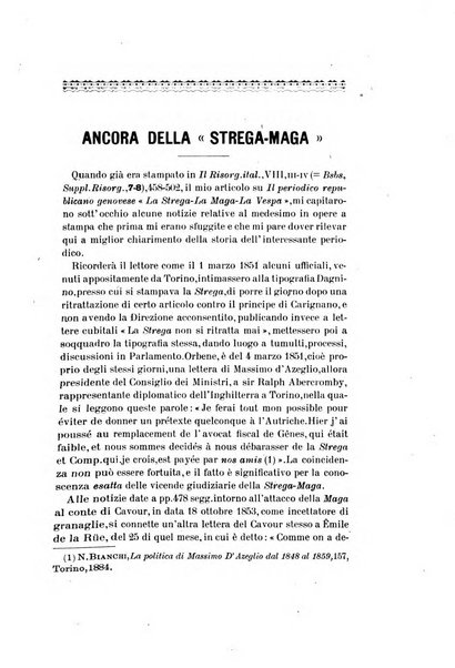 Il Risorgimento italiano rivista storica