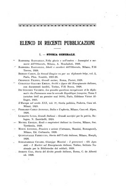 Il Risorgimento italiano rivista storica