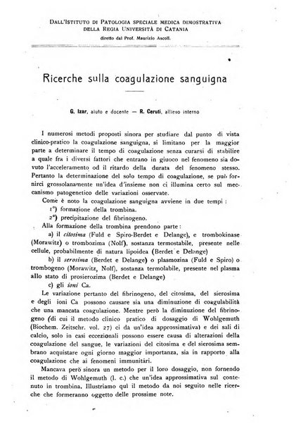 Biochimica e terapia sperimentale organo ufficiale della Societa italiana di Chimica biologica