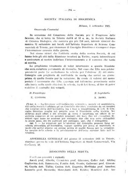 Biochimica e terapia sperimentale organo ufficiale della Societa italiana di Chimica biologica