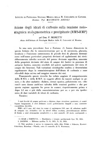 Biochimica e terapia sperimentale organo ufficiale della Societa italiana di Chimica biologica