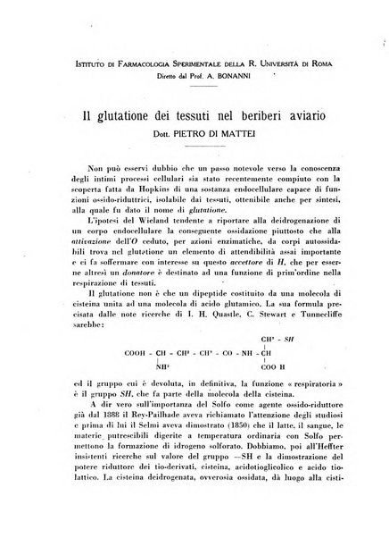 Biochimica e terapia sperimentale organo ufficiale della Societa italiana di Chimica biologica