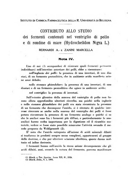 Biochimica e terapia sperimentale organo ufficiale della Societa italiana di Chimica biologica