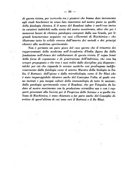 Biochimica e terapia sperimentale organo ufficiale della Societa italiana di Chimica biologica