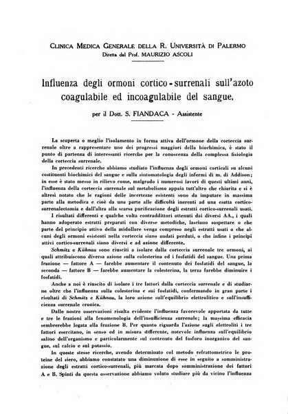 Biochimica e terapia sperimentale organo ufficiale della Societa italiana di Chimica biologica