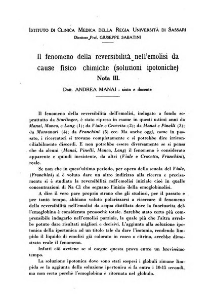 Biochimica e terapia sperimentale organo ufficiale della Societa italiana di Chimica biologica