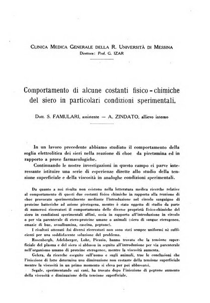 Biochimica e terapia sperimentale organo ufficiale della Societa italiana di Chimica biologica