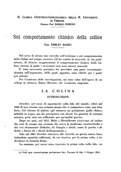 Biochimica e terapia sperimentale organo ufficiale della Societa italiana di Chimica biologica