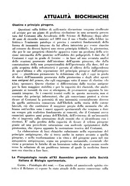 Biochimica e terapia sperimentale organo ufficiale della Societa italiana di Chimica biologica