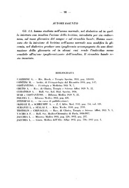 Biochimica e terapia sperimentale organo ufficiale della Societa italiana di Chimica biologica