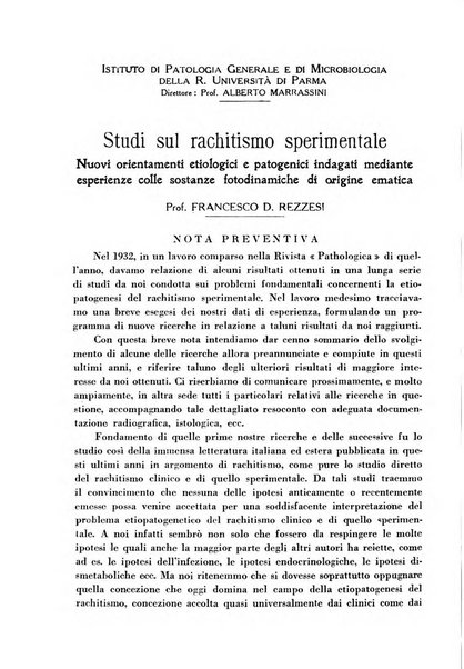 Biochimica e terapia sperimentale organo ufficiale della Societa italiana di Chimica biologica