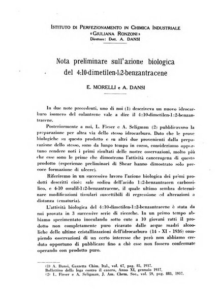 Biochimica e terapia sperimentale organo ufficiale della Societa italiana di Chimica biologica