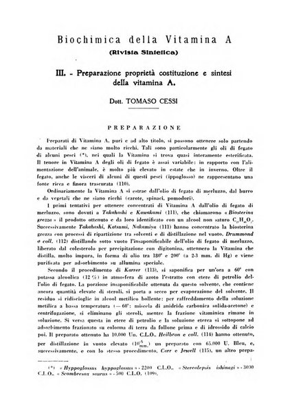 Biochimica e terapia sperimentale organo ufficiale della Societa italiana di Chimica biologica