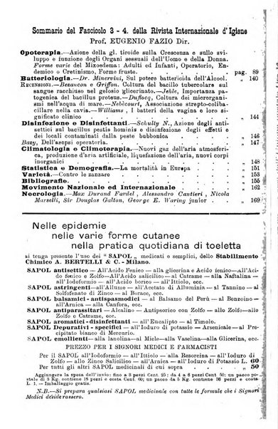 Rivista internazionale d'igiene