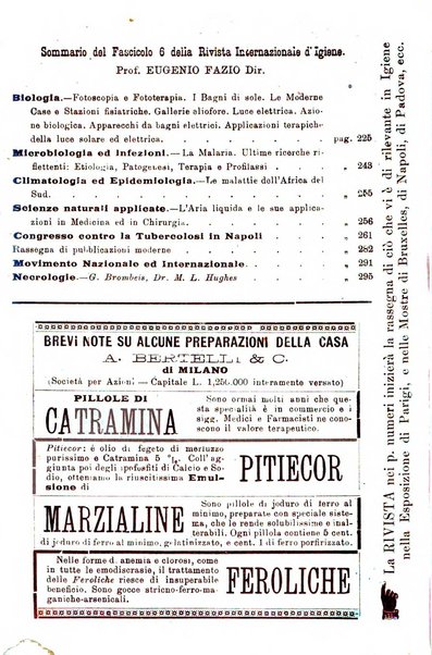 Rivista internazionale d'igiene